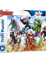 puzzle 160 elementow Avengers ratujac swiat
