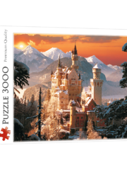 Puzzle 3000 elementów. Zimowy zamek Neuschwanstein